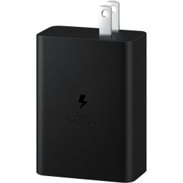 Samsung EP-T6530 Cargador de Pared Negro con 2 Puertos USB-C para Smartphone, Tableta, Portátil, Auriculares y Smartwatch