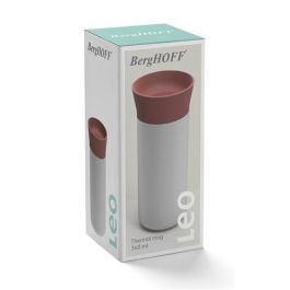 Berghoff 3950124 Vaso Térmico de Acero Inoxidable 0,33 L para Bebidas Frías o Calientes hasta 6 Horas