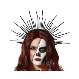 Tiara Negra Con Puntas Para Disfraz De Catrina Y Día De Los Muertos Precio: 3.50000002. SKU: B17VAAF2TH