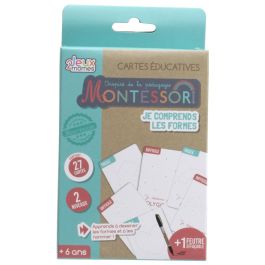 Jeux 2 momes Juego de Formas Montessori para Aprender Formas y Dibujar con Rotulador Borrable