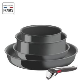 TEFAL INGENIO RENEW Batería de 5 piezas, Inducción, Revestimiento cerámico antiadherente, Sin PFOA, Hecho en Francia L2619002