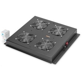 Digitus Unidad de ventilación de techo 19" con 4 ventiladores, color negro (RAL 9005) Precio: 208.5000005. SKU: B1CAT4QSCB
