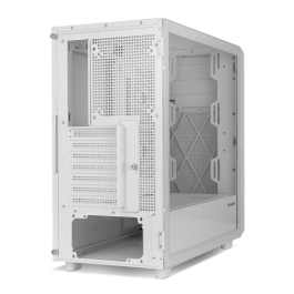 Nox NXHUMMERBIOSWH Caja Gaming Semitorre Hummer BIOS con Pantalla LCD 8", Panel Mesh, Cristal Templado, USB 3.0/Type-C, ATX, Blanca