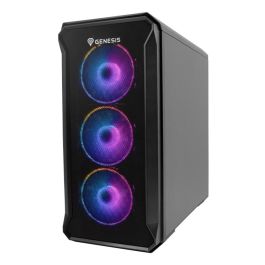 GENESIS Irid 503 ARGB Micro Torre Negro, Transparente con 4 Ventiladores ARGB Incluidos Precio: 89.49999982. SKU: B17JPGCPHH