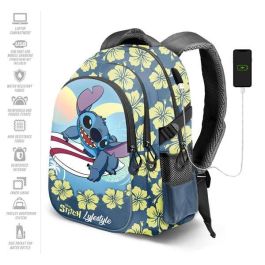 Karactermania Mochila Lilo y Stitch Run. Plus FAN L 44x34x21 cm Azul