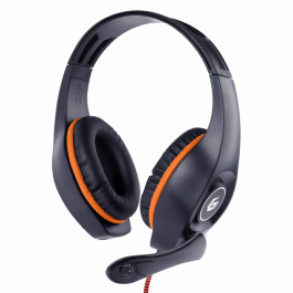 GEMBIRD Auricular y Casco GHS-05-O Inalámbrico Diadema para Juego Negro, Naranja con Micrófono Giratorio y Control de Volumen Precio: 10.69000031. SKU: B1536B4HCP
