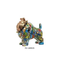 DKD Home Decor Figura Perro Bulldog Multicolor Resina 16 x 20.5 x 21 cm Precio: 21.49999995. SKU: S3019585