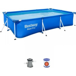 Bestway Piscina Desmontable Steel Pro 300 x 201 x 66 cm con Bomba BES6941607328019 Precio: 160.58999968. SKU: B1CJ5HDMHQ
