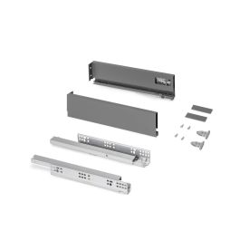 Emuca Cajón exterior Protone 30kg con guías de extracción total y cierre suave, Altura 93mm, profundidad 350mm, Acero, Gris antracita Precio: 24.58999994. SKU: B1F7T6Z4V6