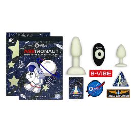 Set Erótico Anal Training B-Vibe ASStronaut Glow-in-the-Dark Verde