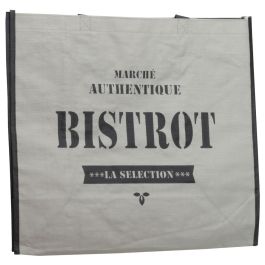 Totally Addict Bolsa Compra Surti 45x40x20 cm Modelos Surtidos Cuadros Rojo-Blanco Pizarra Negra Menú Neutro Bistrot