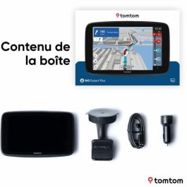 Tom Tom TOM0636926106894 Navegador GPS GO Expert Plus Pantalla HD 6" para Vehículos Pesados, Rutas Grandes y Mapas del Mundo