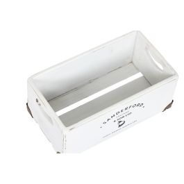 Caja Tradicional DKD Home Decor Blanco 22 x 15 x 35 cm Set de 5