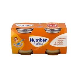 NUTRIBEN Potito Manzana-Naranja-Plátano-Galleta 2x120gr Precio: 3.8900004. SKU: B1FSMF2AX3