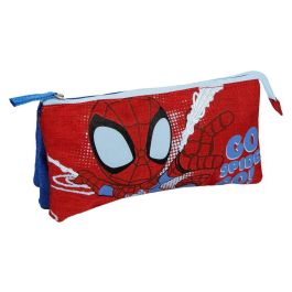 CERDÁ Portatodo Spidey Marvel triple 22,5x21,5x2cm 100% poliéster Precio: 9.5000004. SKU: B15KTL95CN