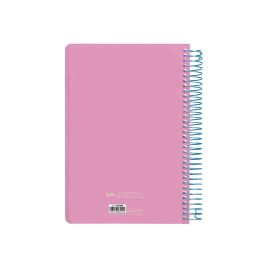 Agenda Espiral Liderpapel Classic A5 2025 Semana Vista Color Rosa Papel 70 gr