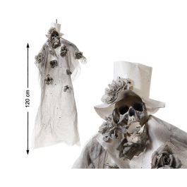 Figura Esqueleto Colgante con Flores Multicolor 120 cm - Decoración Día de los Muertos Precio: 7.79000057. SKU: B1CR2Q4QAP