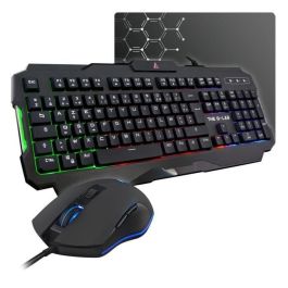 THE G-LAB COMBO HELIUM Teclado FR retroiluminado de alto rendimiento + Ratón Comfort + Auriculares internos + Alfombrilla antideslizante Precio: 48.89000039. SKU: B19KT99MLQ