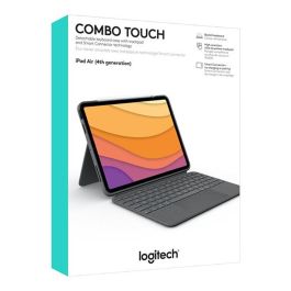 Logitech Funda Combo Touch con Teclado Retroiluminado QWERTY Español y Trackpad para Apple iPad Air 10.9" (4ª Gen) Gris Oxford Precio: 181.5. SKU: S7808092