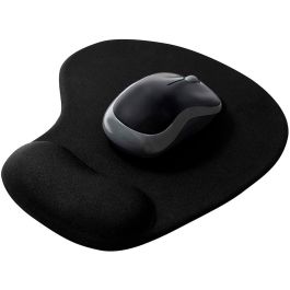 Alfombrilla Para Raton Q-Connect Reposamuñecas De Gel Color Negro 190x230x20 mm Alfombrilla Para Raton Q-Connect Reposamuñecas De Gel Color Negro 190x230x20 mm