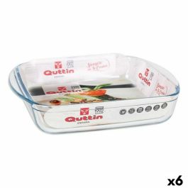 Bandeja para Horno Quttin 63081 1,6 L Vidrio 25 x 21,9 x 5 cm (6 Unidades) Precio: 39.49999988. SKU: B1B8SL5CFR