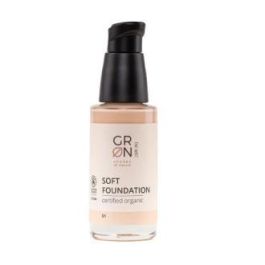 GRN Base Maquillaje Ligera 01 Clara 30ml con Aguacate y Manzanilla, Acabado Natural, Cobertura Ligera-Media, Certificada Cosmos Organic Precio: 15.49999957. SKU: B1G3PBE4TR