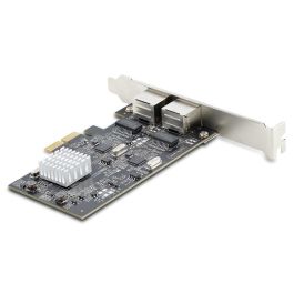 StarTech.com Pr22 gri - Tarjeta de Red PCIe 2.5Gbps Dual Puerto RJ45 Intel I225-V para Servidor/Estación de Trabajo