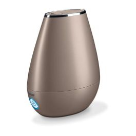 Beurer LB-37 TOFFEE Humidificador de Aire con Tecnología de Ultrasonido, Silencioso y Bajo Consumo, Apto para Aceites Aromáticos