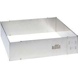 Birkmann BIR4026883429307 Bastidor ajustable para hornear Easy Baking Acero Inoxidable 22x25 a 43x48 cm Altura 7 cm