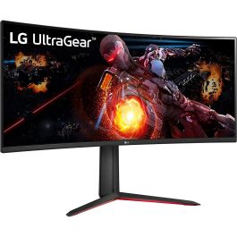 LG Monitor 34" 34GP63AP-B Curved UltraGear QHD 1440p 1ms 160Hz HDMI DP USB IPS 21:9 Negro Rojo