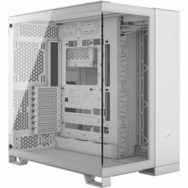 Corsair COR0840006664703 Caja PC 6500X Media Torre de Vidrio Templado con Doble Cámara - Blanco
