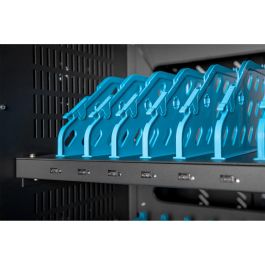 Digitus Armario de Carga Móvil para 30 Notebooks/Tablets hasta 15.6'' con USB-A, Desinfección UV-C y Ventilador Negro