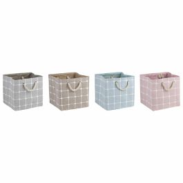 Caja Decorativa DKD Home Decor Poliéster EVA (30 x 30 x 30 cm) (4 Unidades) Precio: 53.58999976. SKU: B1KCLKG88W