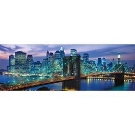 CLEMENTONI Puzzle Panorama Puente de Brooklyn New York 1000 Piezas 98x33cm