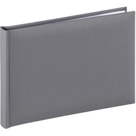 Hama Fine Art Buchalbum 24x17 36 weie Seiten grau 2783