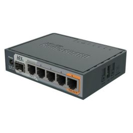 Mikrotik hEX S Router Gigabit Ethernet Cableado, 10/100/1000 Mbps, 256 MB RAM, Negro