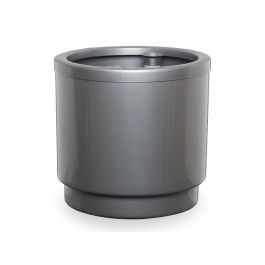 Maceta con reserva de agua Ibergarden 32 cm plata - 22 litros (4 Unidades) Maceta con reserva de agua Ibergarden 32 cm plata - 22 litros (4 Unidades)