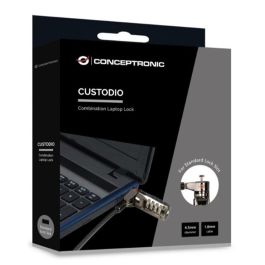 Cable Seguridad Conceptronic Combinacion 4 Digitos Cable Seguridad Conceptronic Combinacion 4 Digitos