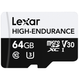 Tarjeta Micro SD Lexar High-Endurance 64 GB Precio: 17.69000035. SKU: B1EWNMMMMY