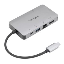 Targus DOCK419 Hub USB-C 3.2 Gen 1 (3.1 Gen 1) Gris, Base Docking Alámbrica 4K Ultra HD 100W