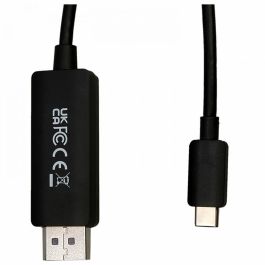 Adaptador USB-C a DisplayPort V7 V7USBCDP14-2M Negro 2 m 8K Ultra HD