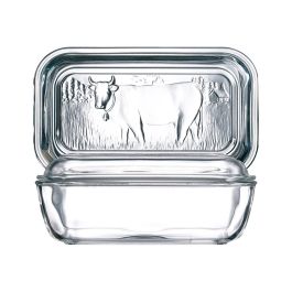 Mantequera con Tapa Vidrio Vaca Luminarc 17x7 cm Precio: 7.49999987. SKU: S2701683