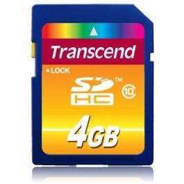 Transcend TS4GSDHC10 Tarjeta de Memoria SDHC de 4GB Clase 10 Velocidad 30MB/s Precio: 37.79000005. SKU: B1AYTJYC2R