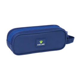 Safta Estuche Portatodo Doble Kelme Blue 80x60x210 mm
