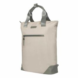 Targus TBB65113GL Mochila Convertible Bolso Tote para Portátil 16" EcoSmart, Piel Vegana, Resistente al Agua, Roble