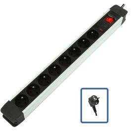 LOGON PROFESSIONAL 8-WAY POWER STRIP WITH SURGE PROTECT 8x16A - 3500W - Precio: 21.49999995. SKU: B19DDC8GEL