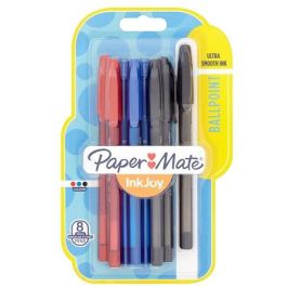 Paper Mate InkJoy 100 Kappe Bolígrafo Retráctil Punta Media Colores Surtidos (Negro, Azul, Rojo, Verde) Pack de 8 Precio: 16.50000044. SKU: B1CYFRJXFG