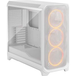 Fractal Design Meshify 3 XL White RGB TG Clear Tint FD-C-MES3X-06 - Caja de PC con Ventana, RGB, Soporte EATX, Blanco