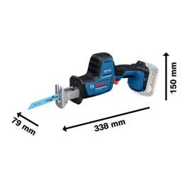 Bosch Professional Sierra de Sable Inalámbrica GSA 18V-24 18V 230mm con 2 Hojas S922EF y S2345X
