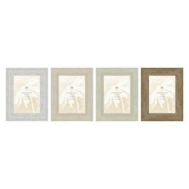 Marco de Fotos Home ESPRIT Blanco Beige Cristal Poliestireno Scandi 19 x 2 x 24 cm (4 Unidades) Precio: 15.49999957. SKU: B19FBPQJF2